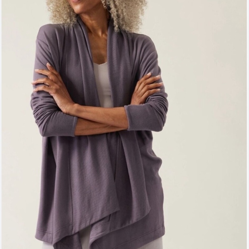 Athleta Women's Purple Sweater Wrap